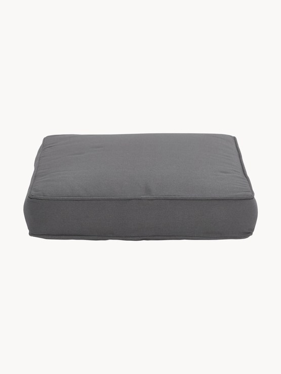 Westwing Collection Zoey high seat cushion, set of 2 - Dark grey