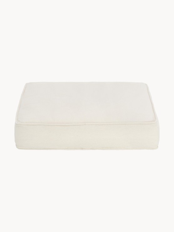 Westwing Collection Zoey high seat cushion, set of 2- Off  White