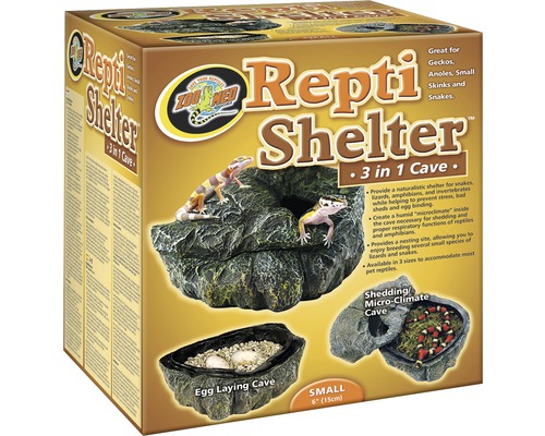 Cave ZOO MED Repti Shelter 3 in 1 Cave 13x11x8 cm