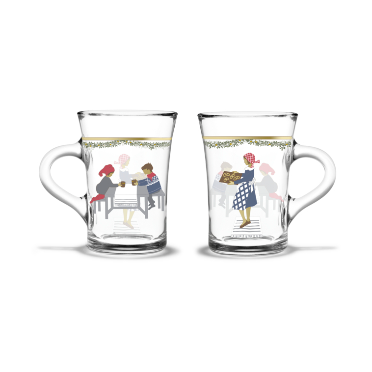 Holmegaard Christmas Hot Drink Glass 24cl 2-pack