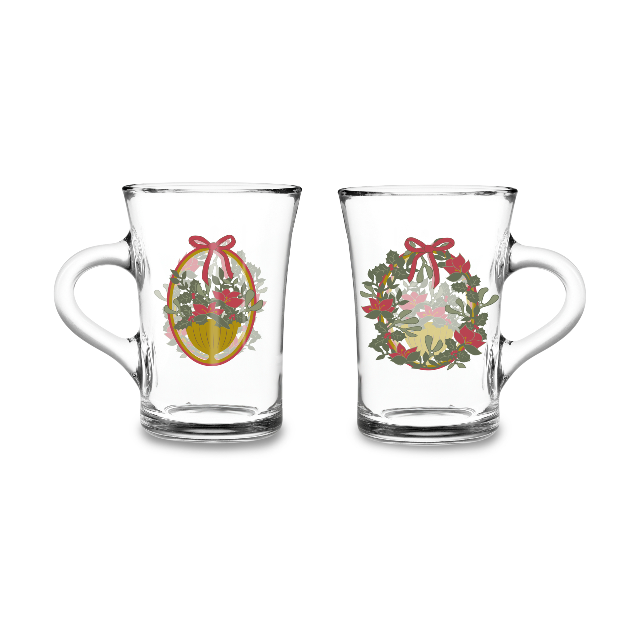 Holmegaard Christmas Hot Drink Glass 24cl 2-pack