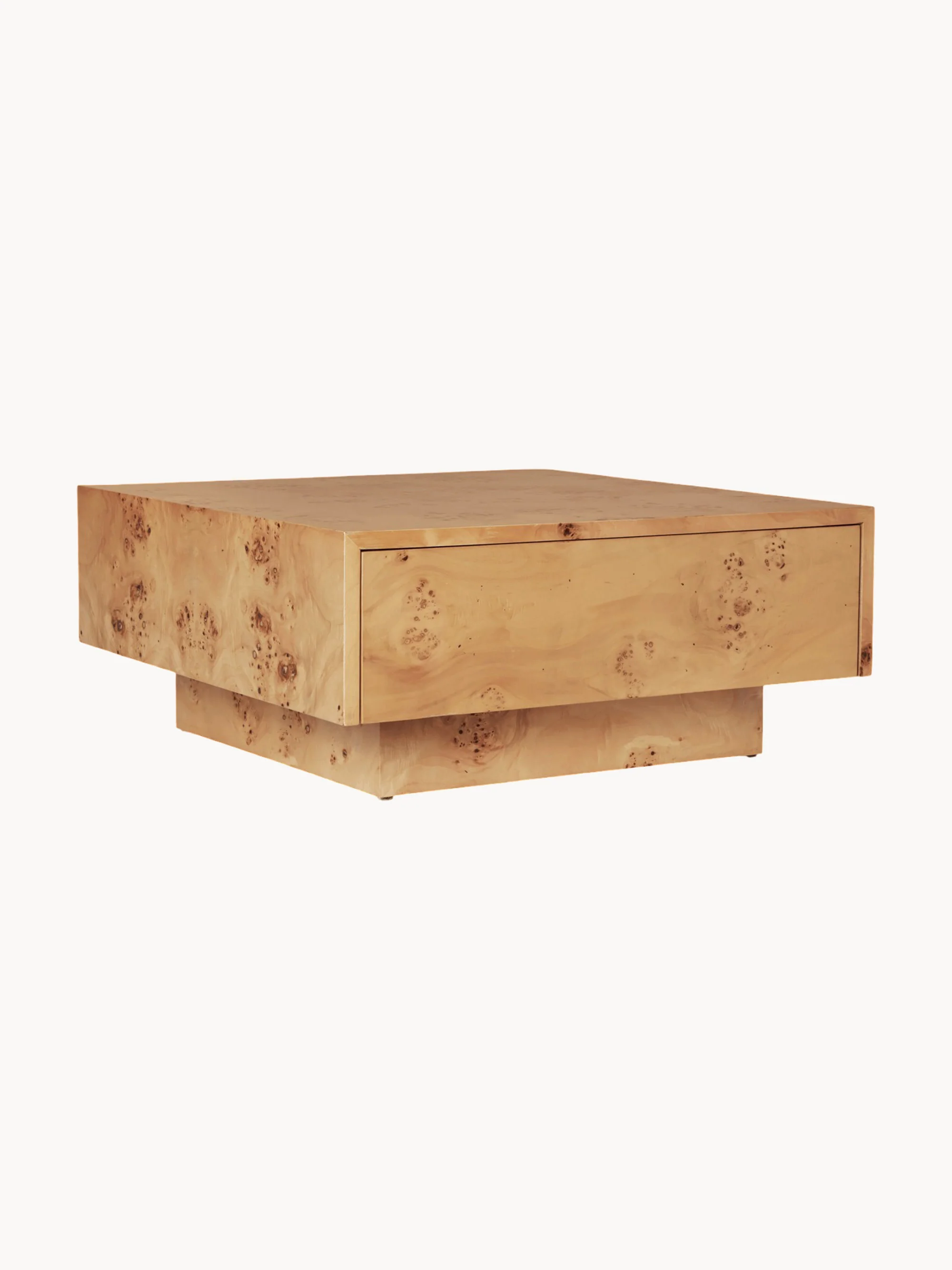 Ferm Living Burl wooden coffee table, Light wood