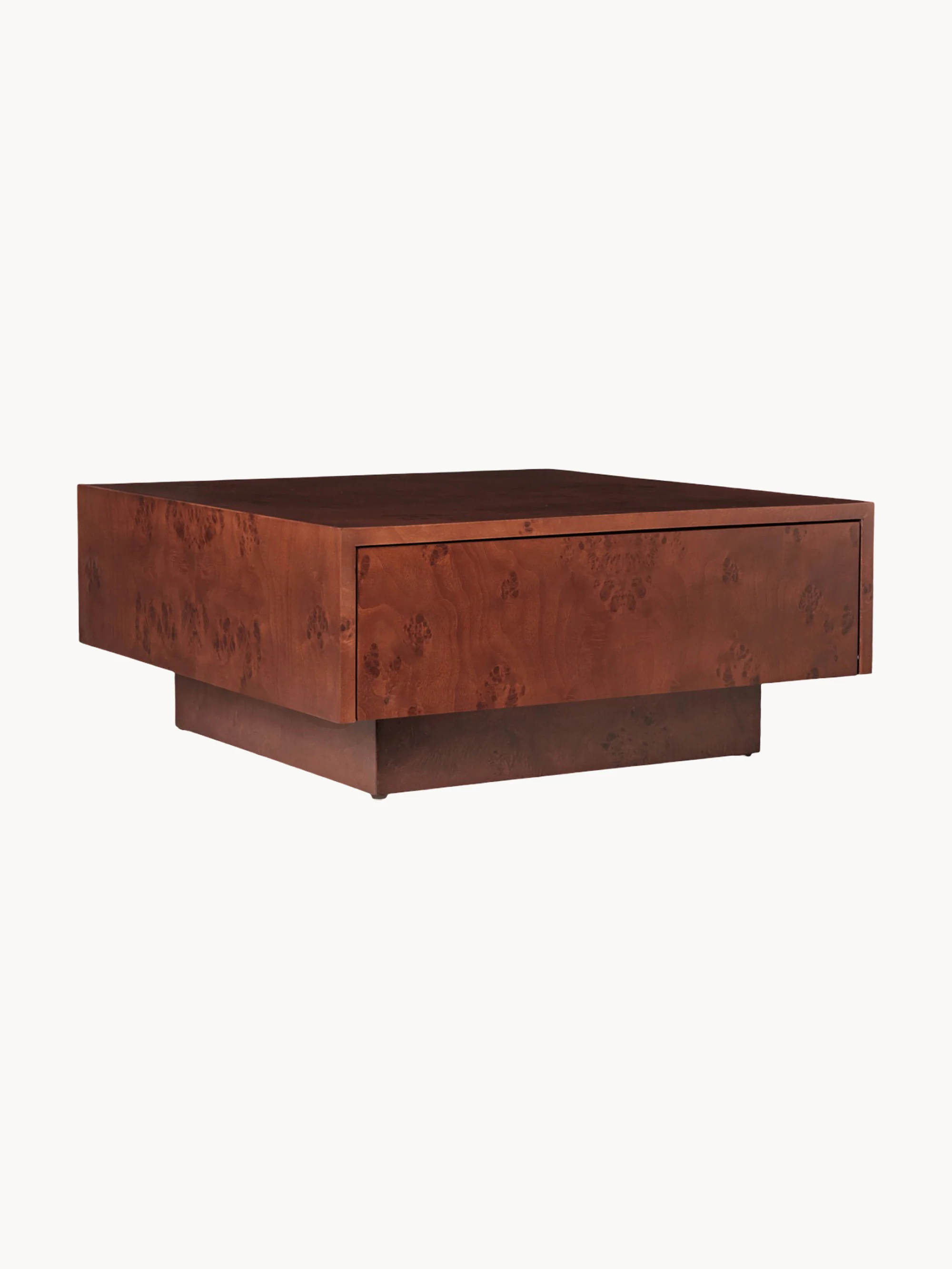 Ferm Living Burl wooden coffee table, Dark wood