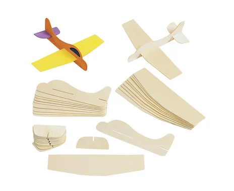 Wooden construction kit "Airplanes", 12 pieces