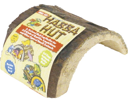 Wooden cave ZOO MED Habba hat 11x8x5 cm