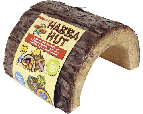 Wooden cave ZOO MED Habba hat 19x18x9.5 cm