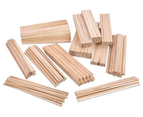 Pieces of wood, 194 pieces