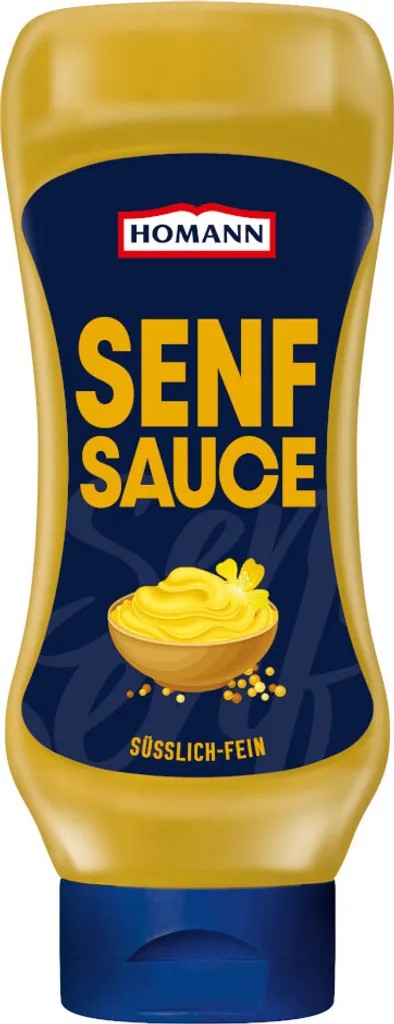 Homann Feinkost GmbH Homann mustard sauce vegan spicy sauce squeeze bottle 430ml