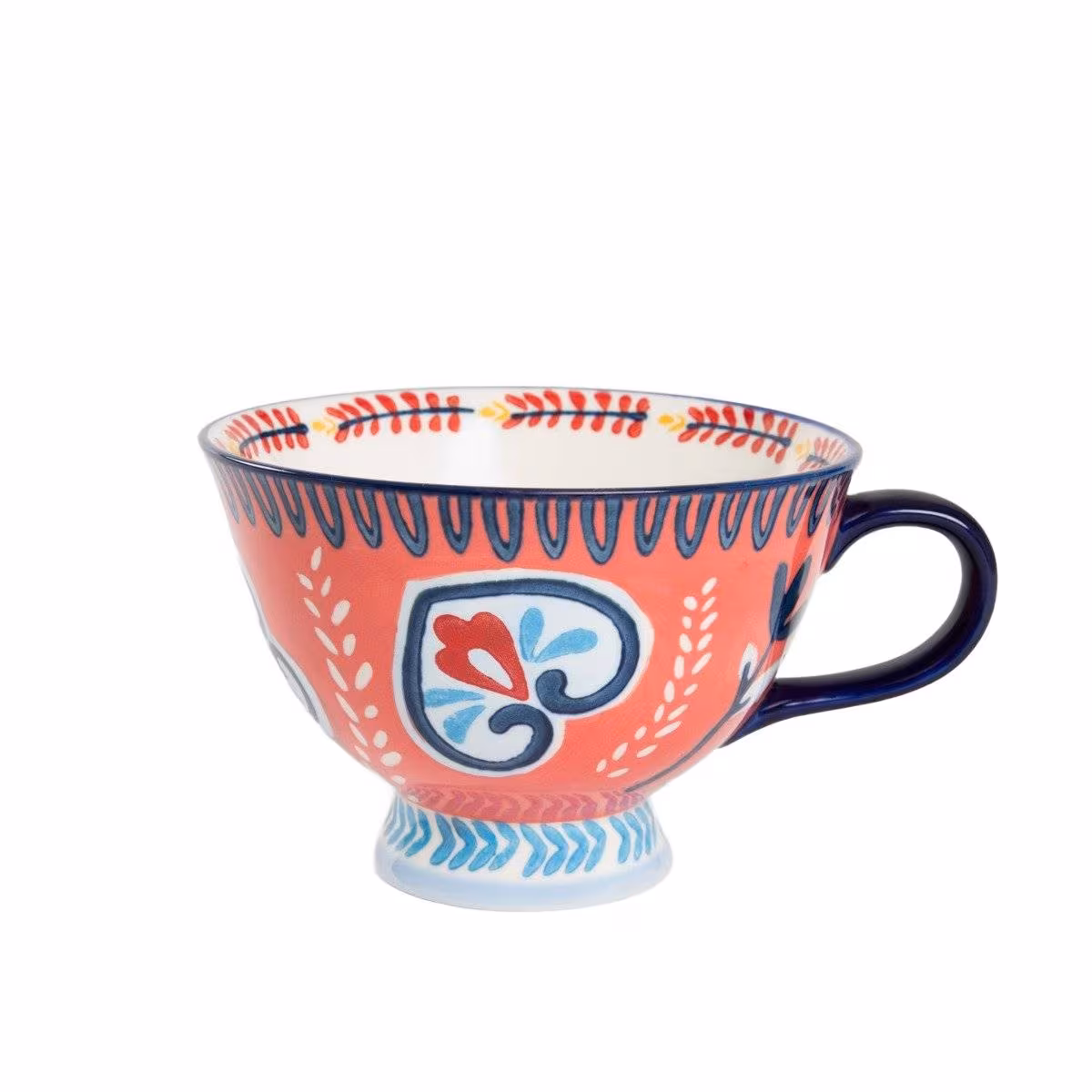 Homla mug Shilla with dark blue handle 0.4 l