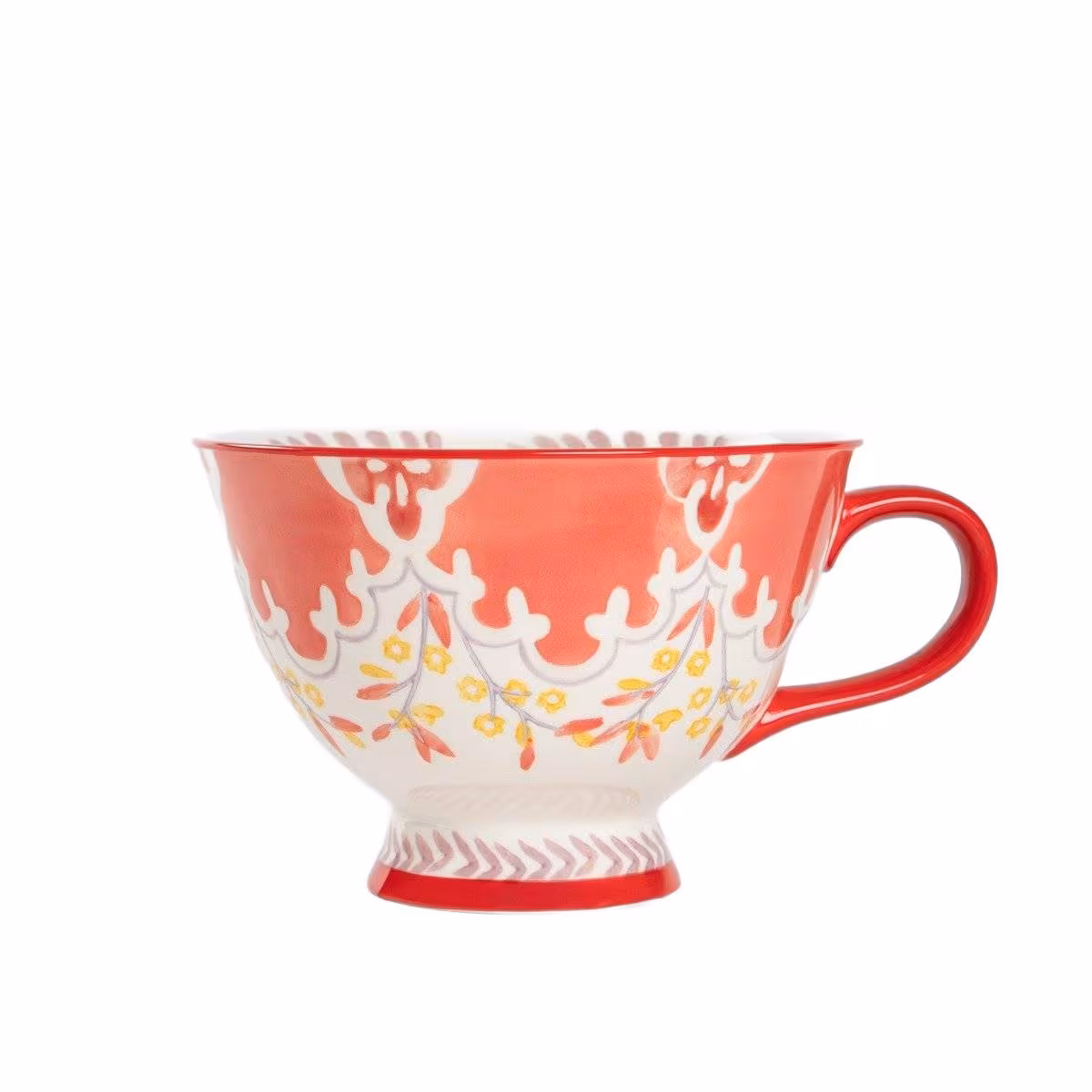 Homla Silla mug with red handle, 0.4 l