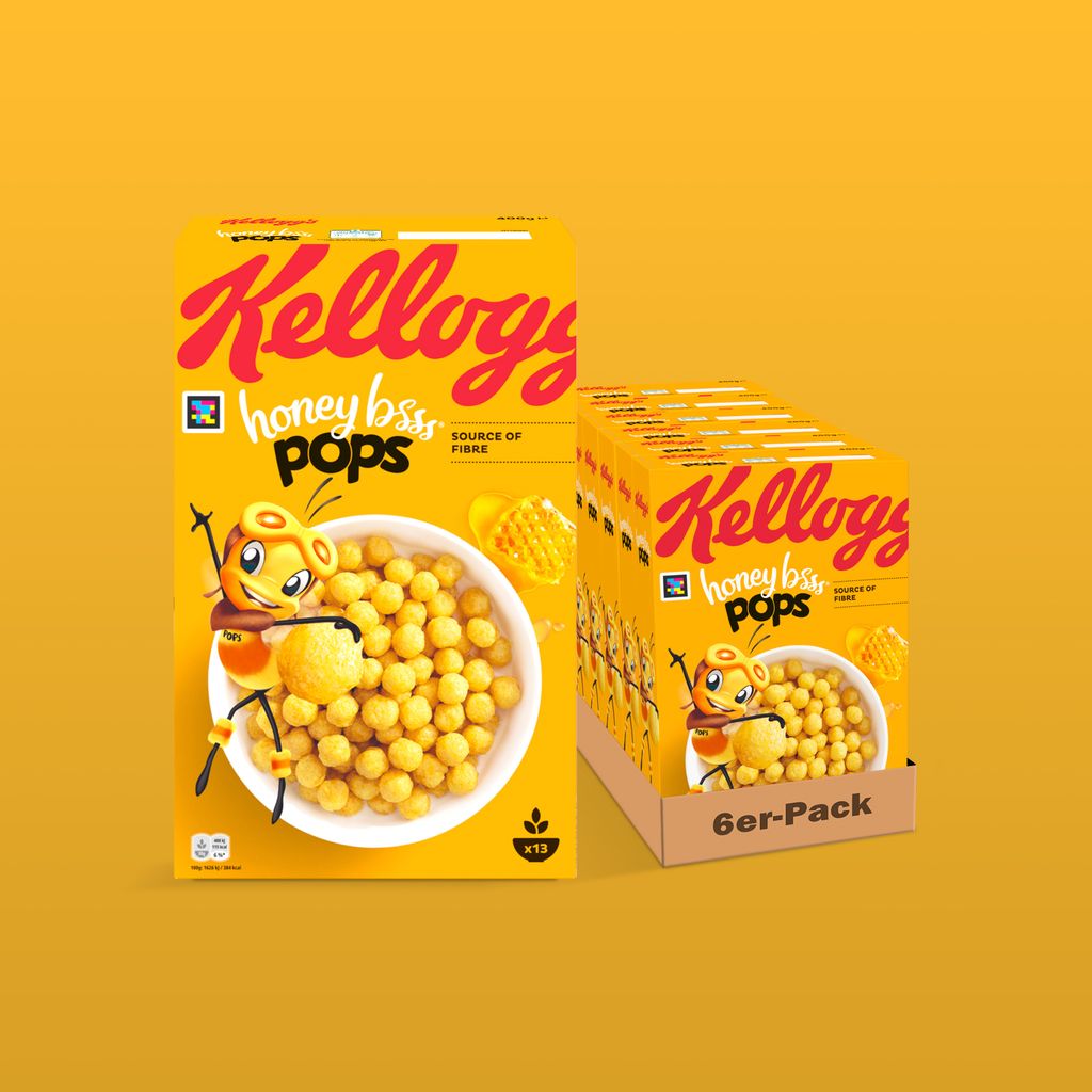 Kellogg (Germany) Honey Bsss Pops - 6x 400g