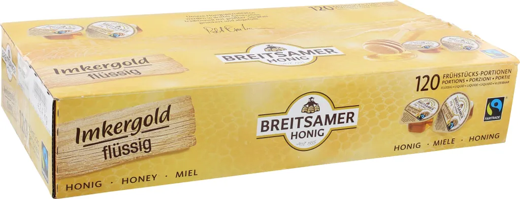 Breitsamer + Ulrich Honey portions Imkergold Fairtrade, 1 pack
