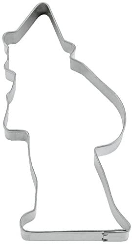 Staedter House Mini Santa Claus Cookie Cutter Set, Silver, 7 cm