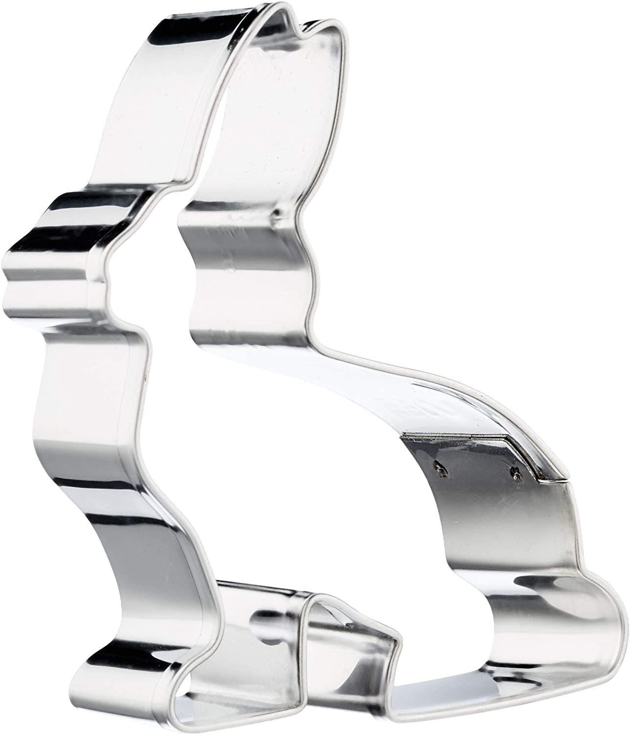 Staedter Sitting Rabbit Cookie Cutter, Silver