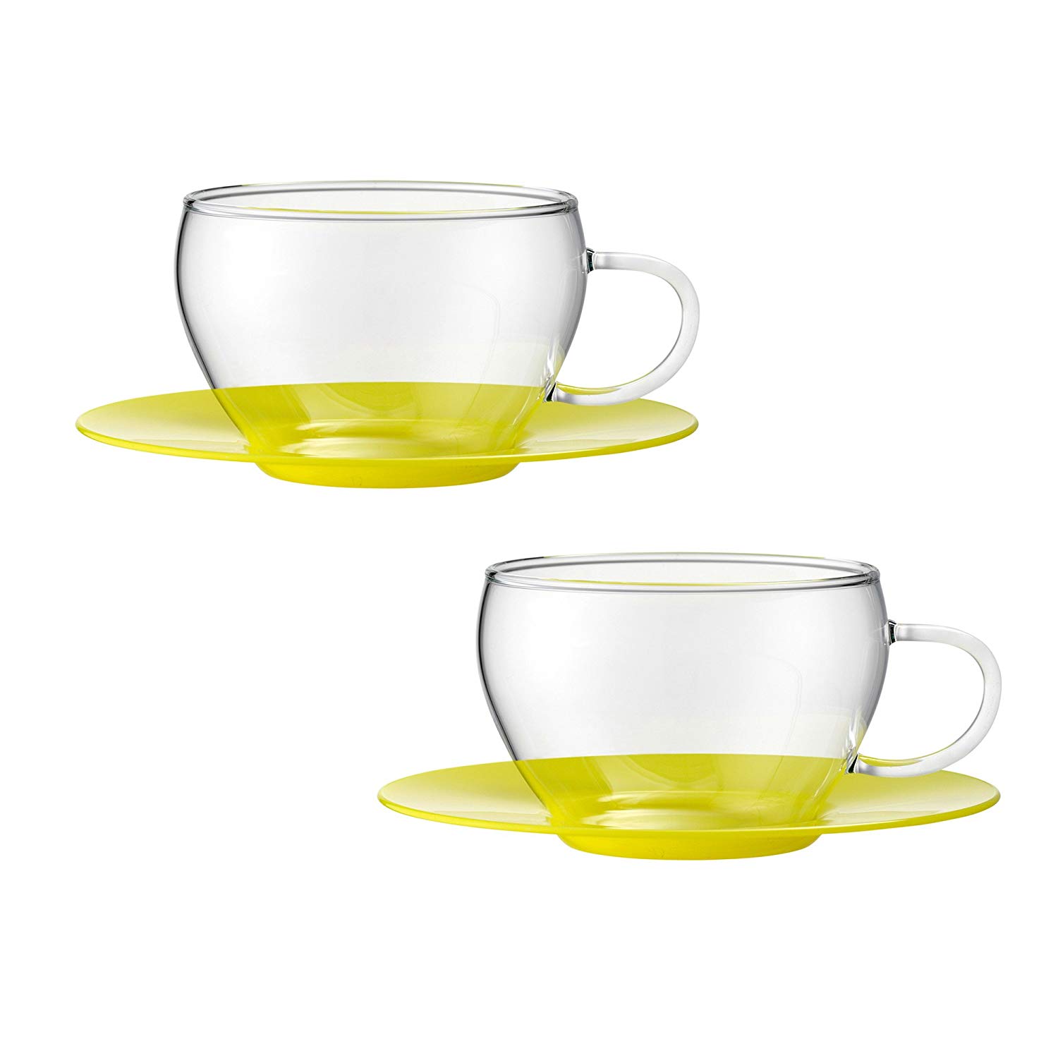 Bohemia Cristal 093 012 100 Play Of Colors Set Of 2 Coffee/Espresso Cups Ma