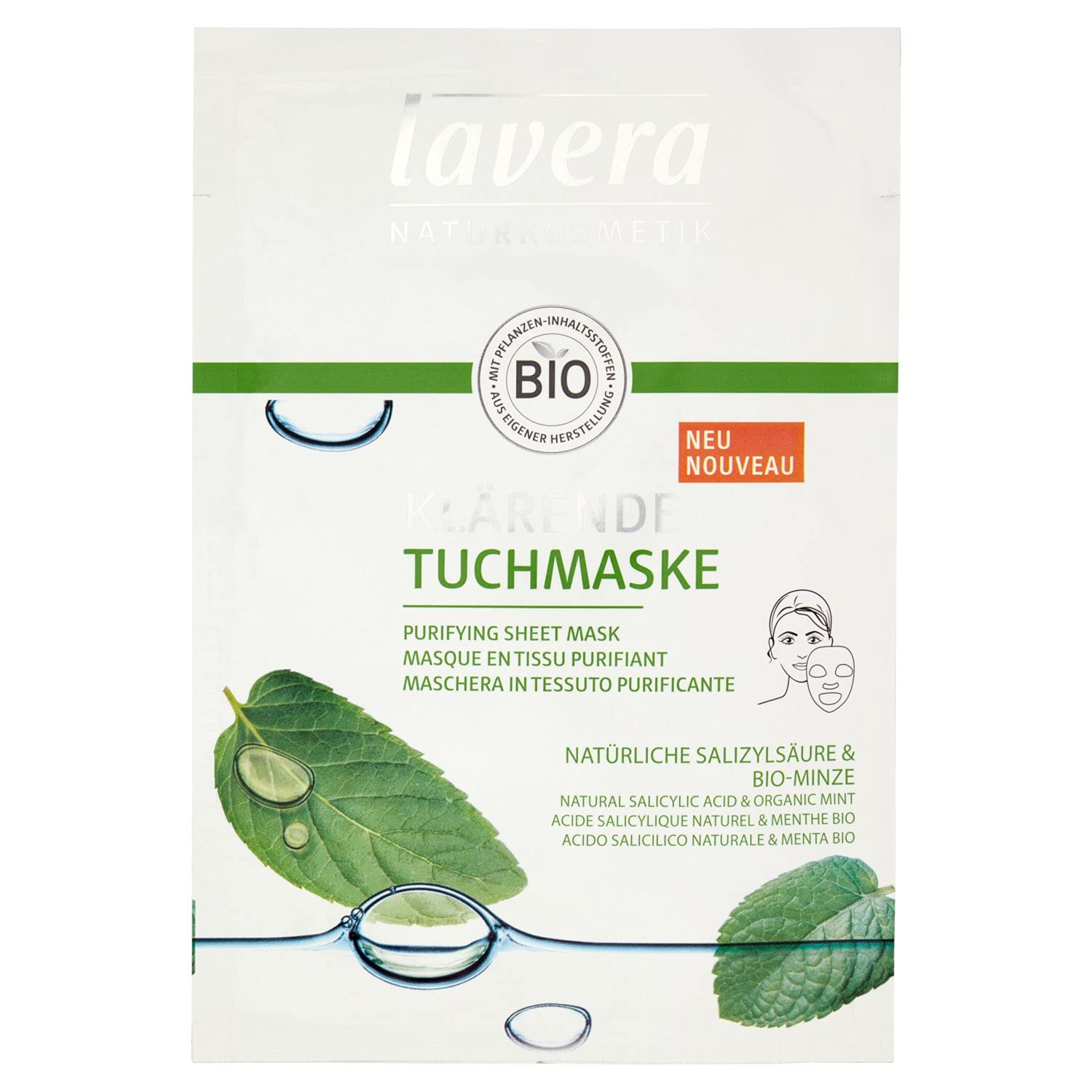 Lavera Clarifying Cloth Mask 21 ml
