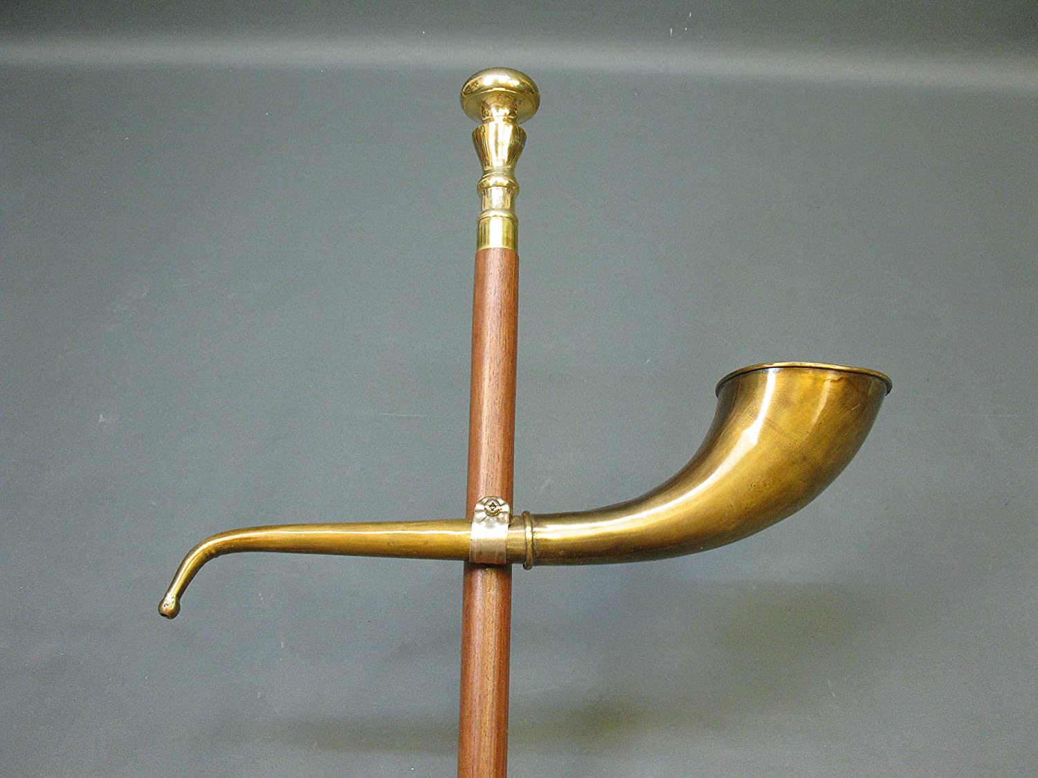 DEKOEMPIRE Curiosity Walking Stick / Walking Stick With Brass Ear Tube 97Cm