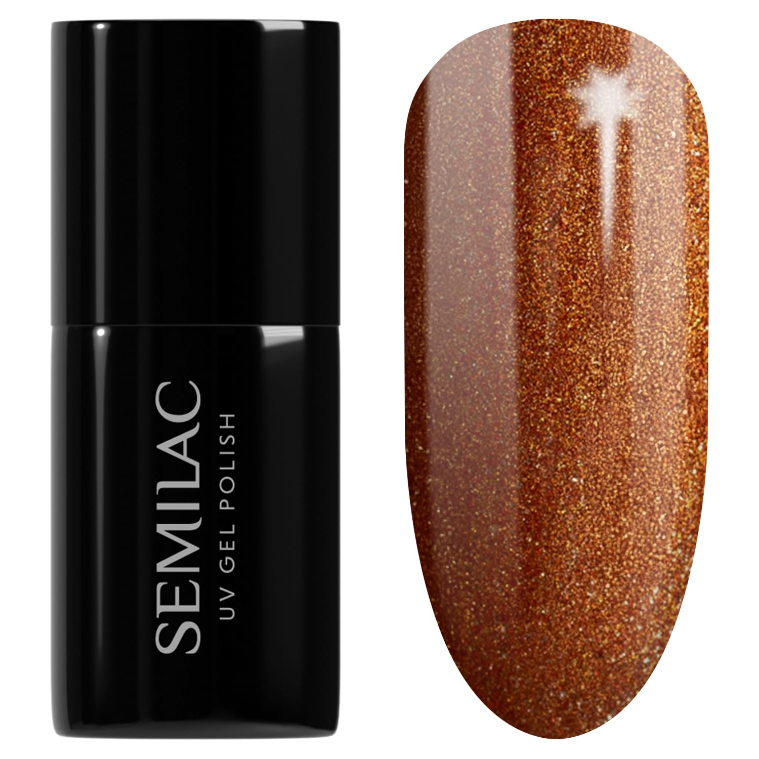 Semilac UV Nail Polish 944 Glazed Cinnamon 7 ml