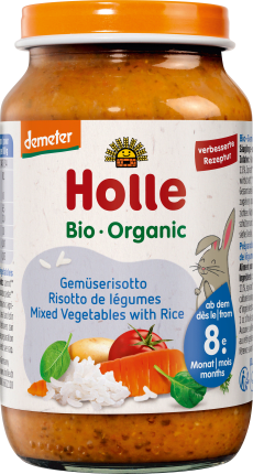 Holle baby food Vegetable risotto from the 8th month, demeter, 220 g