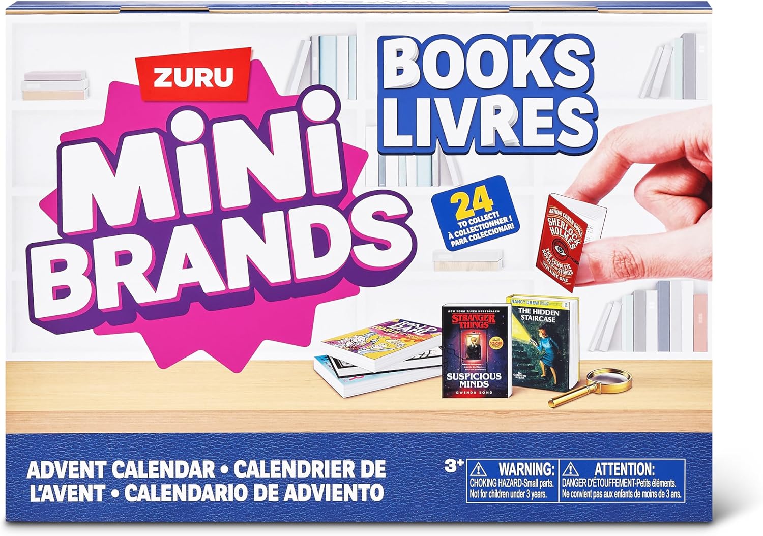 MINI BRANDS - Book Mini Brands-Minis Combo Adventure Calendar Series 1 & Series 2 (24 Pieces Mini)