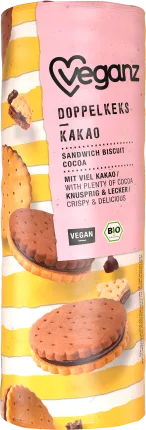 Veganz Double biscuits cocoa, 330 g