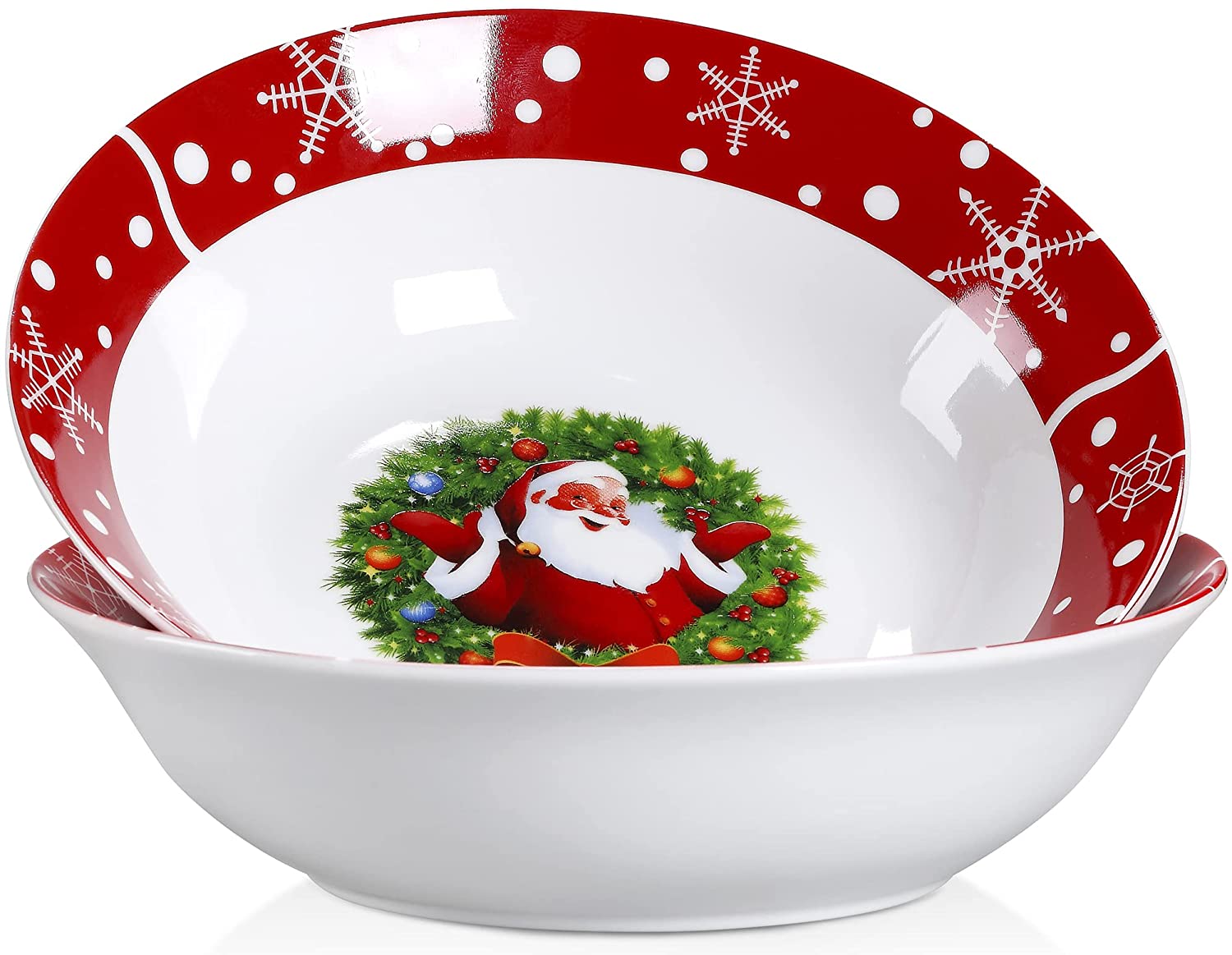 VEWEET, Dinner service set, porcelain crockery set, coffee service, dinner service for Christmas