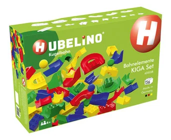 HUBELiNO Marble Run Track Elements, 156 pieces