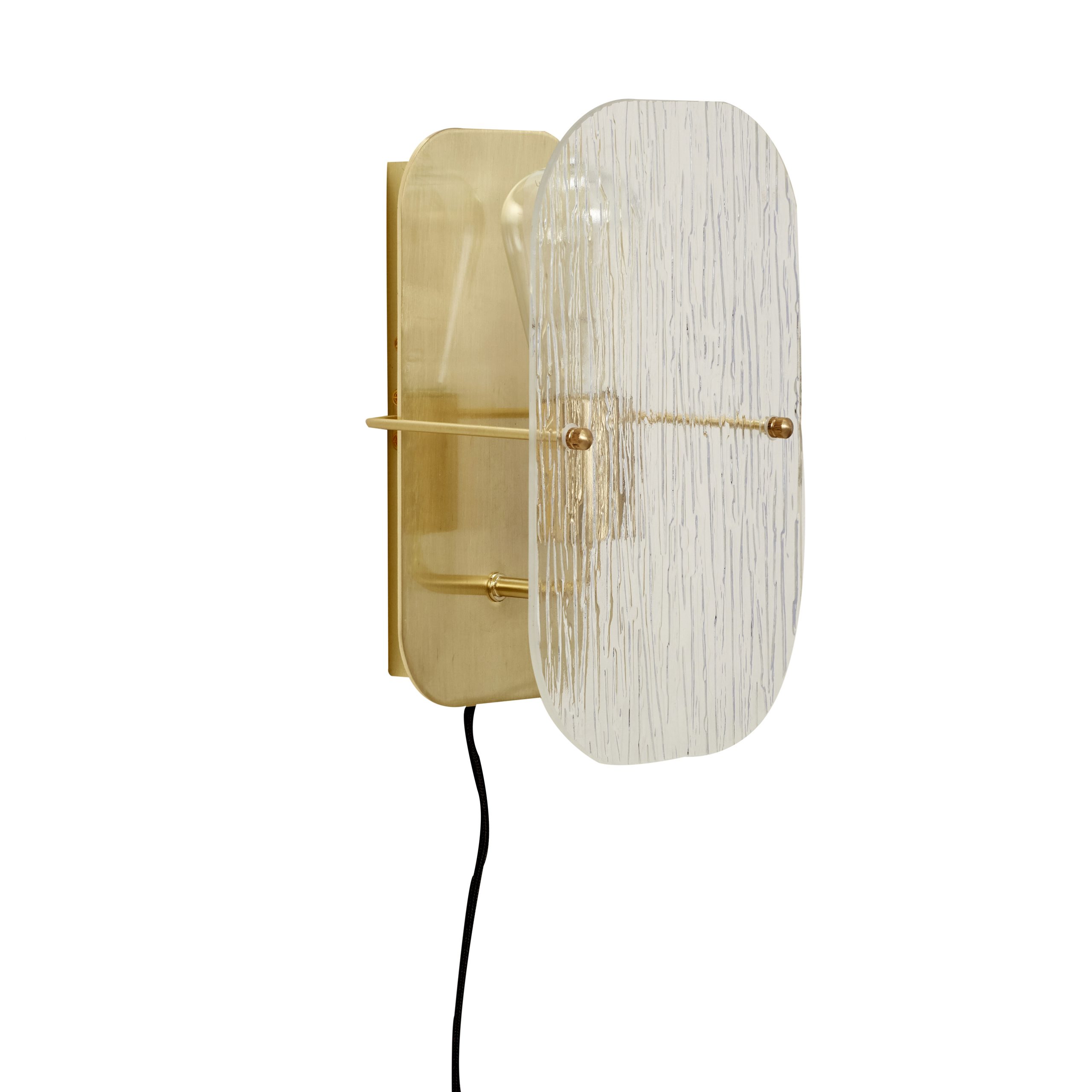 Hübsch Pretty wall lamp 20x30 cm, Silver