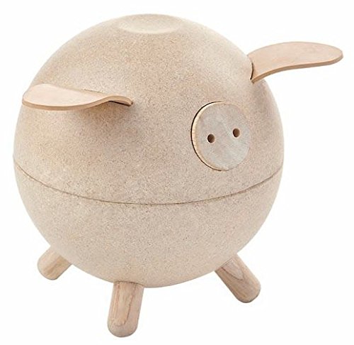Plan Toys Hucha Cerdito Blanco Plantoys