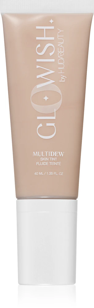 Huda Beauty Glo Wish Multidew Hydrating Make Up for clear and smooth skin Farbton Light Medium 40 ml