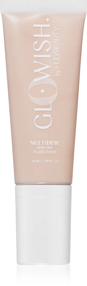 Huda Beauty Glo Wish Multidew Hydrating Make Up for clear and smooth skin Farbton 03 Light 40 ml