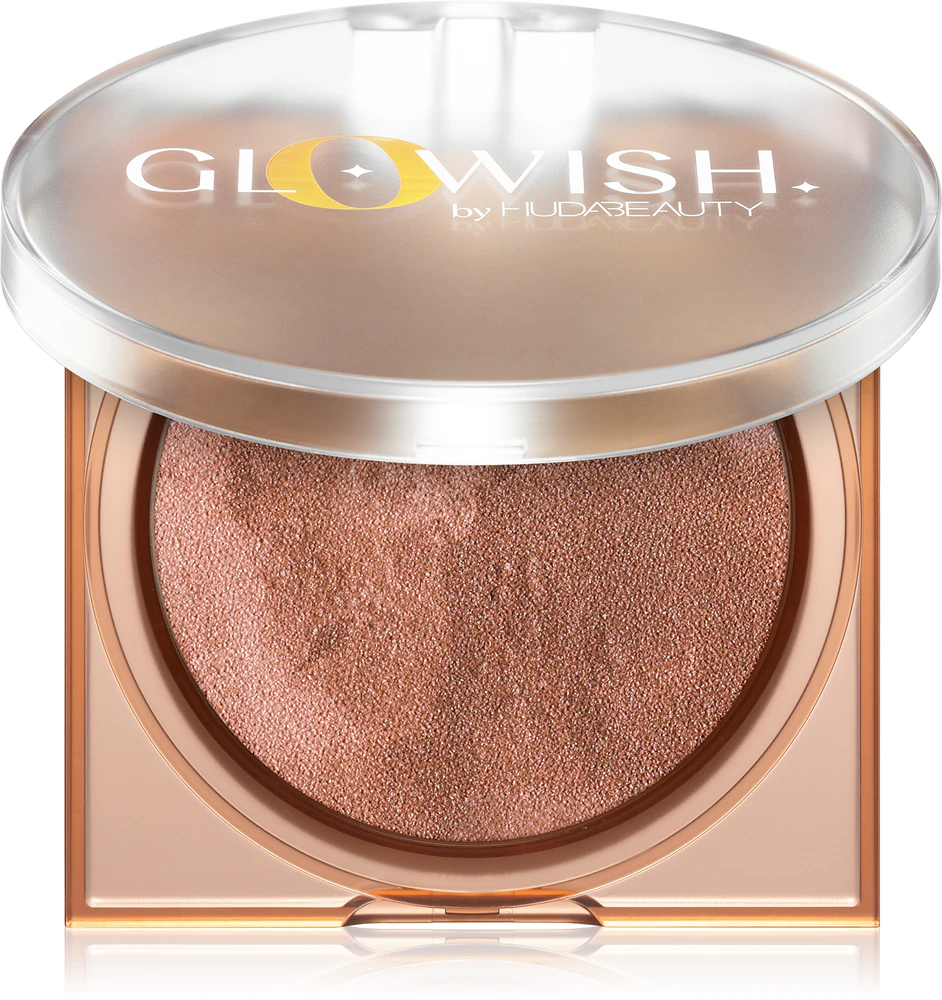 Huda Beauty Glo Wish Soft Radiance Mini compact bronzing powder Farbton 04 - Deep Tan 3 g