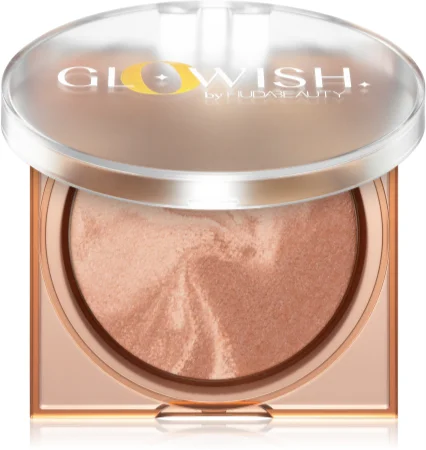 Huda Beauty Glo Wish Soft Radiance Mini compact bronzing powder Farbton 03 - Tan Light 3 g