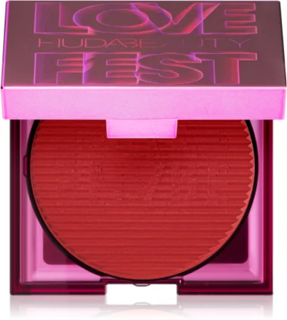 Huda Beauty Love Fest Cream Blush Cream blusher Farbton Kiss Burning Cherry 10 ml