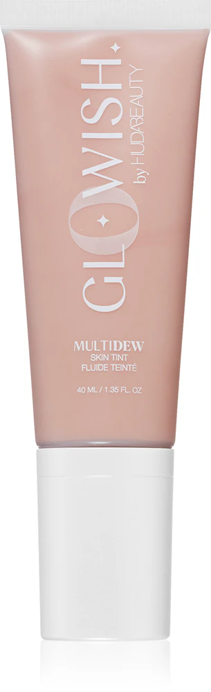 Huda Beauty MultiDew Skin Tint brightening tint cream with moisturizing effect Farbton Tan 40 ml