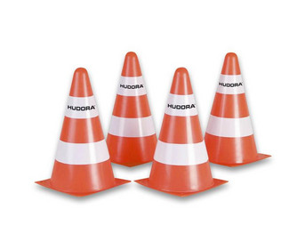 HUDORA traffic cones, set of 4