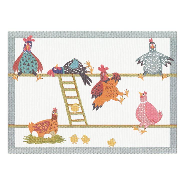 ekelund-linnevaveri Henhouse Place Mat 35 X 48Cm