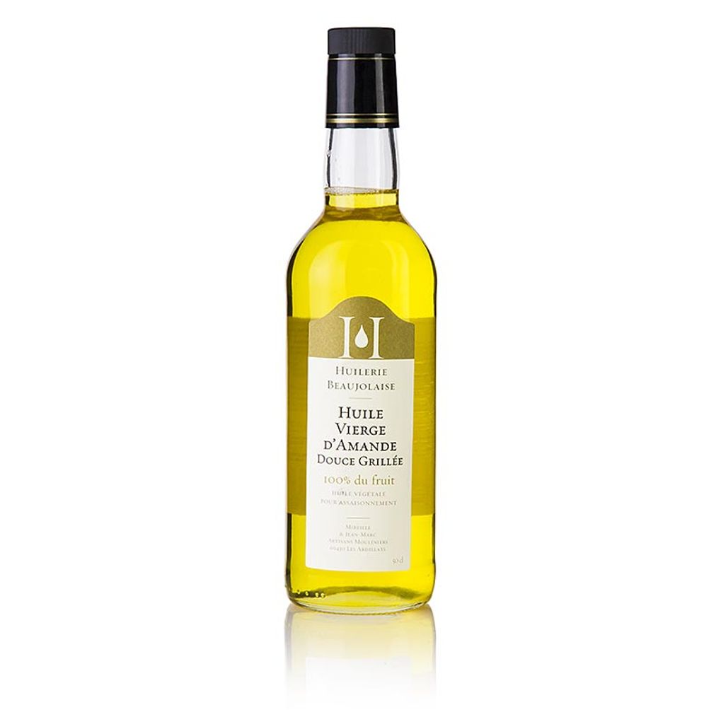 gustiamo Huilerie Beaujolaise Roasted Almond Oil, Virgin Selection - 500ml