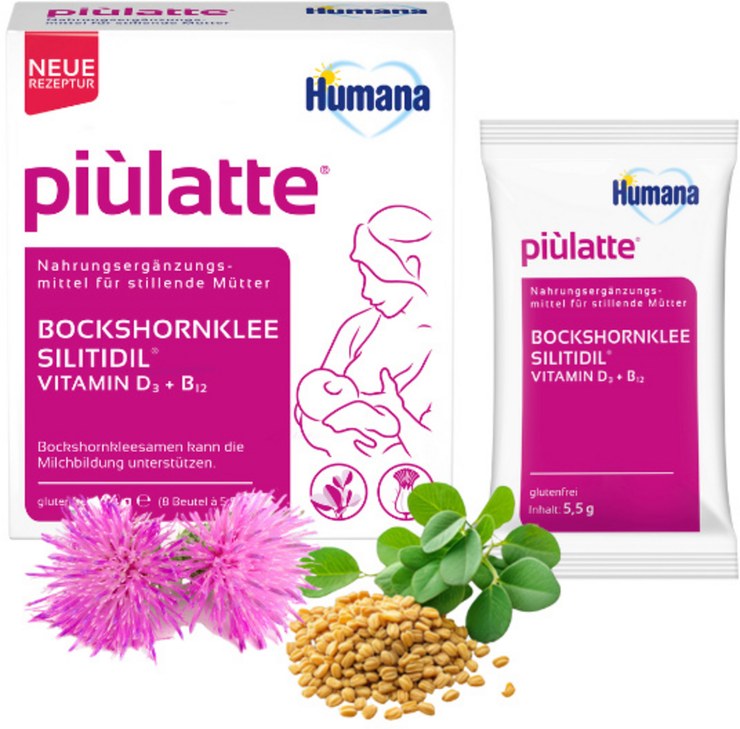 Humana piùlatte Fenugreek Silitidil