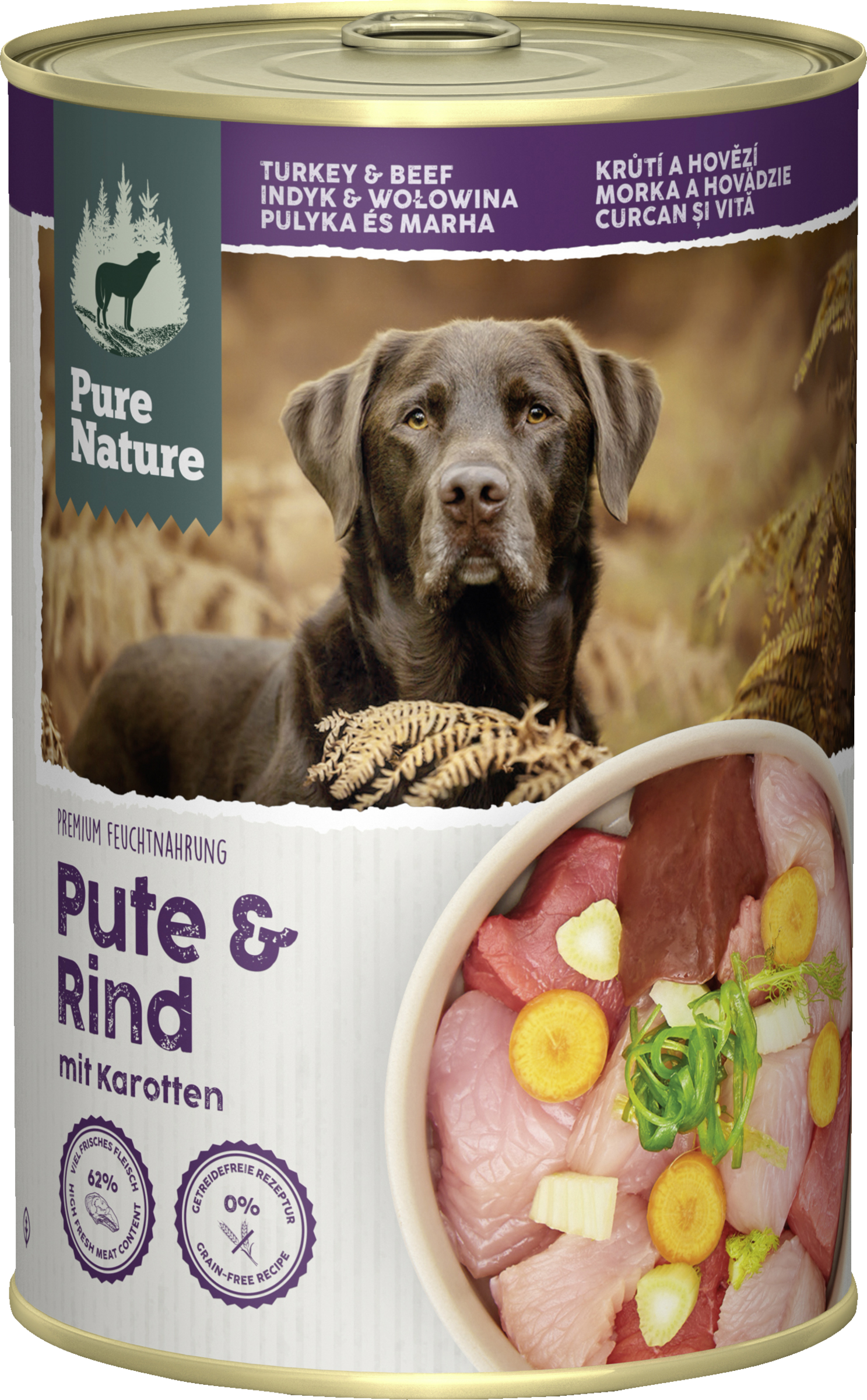 Pure Nature Dog Adult Turkey & Beef with Carrots