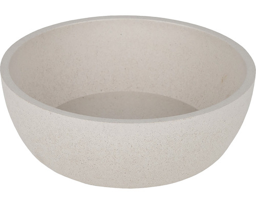 Dog/Cat Food Bowl District 70 Bamboo ø approx. 14 cm x 5.2 cm, approx. 570 ml, Bamboo beige
