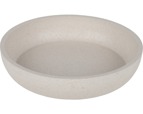 Dog/Cat Food Bowl District 70 Bamboo ø approx. 15 cm x 2.8 cm, Bamboo beige