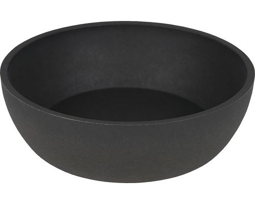 Dog/Cat Food Bowl District 70 Bamboo ø approx. 17.5 cm x 5.8 cm, approx. 1000 ml, Bamboo anthracite