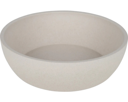 Dog/Cat Food Bowl District 70 Bamboo ø approx. 17.5 cm x 5.8 cm, approx. 1000 ml, Bamboo beige