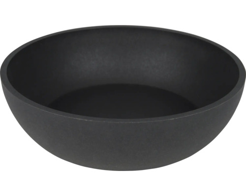 Dog/Cat Food Bowl District 70 Bamboo ø approx. 21 cm x 6.3 cm, approx. 1600 ml, Bamboo anthracite