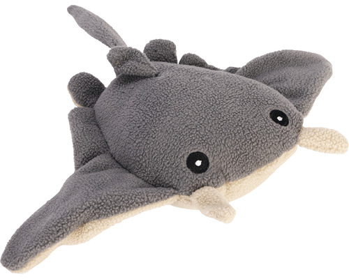 Dog toy beeztees Minus one stingray gray 35 x 40 x 8 cm