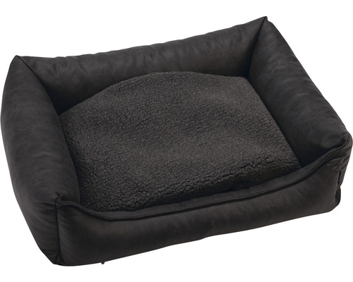 Dog bed beeztees memory foam Uma anthracite 80 x 60 cm orthopedic bed for relaxing