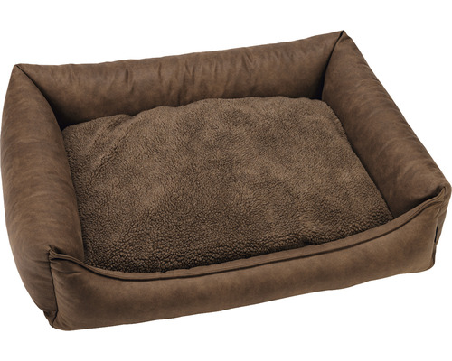 Dog bed beeztees memory foam Uma brown 100 x 80 cm orthopedic bed for relaxing