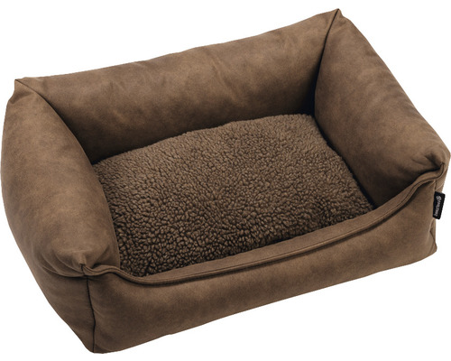Dog bed beeztees memory foam Uma brown 60 x 40 cm orthopedic bed for relaxed lying