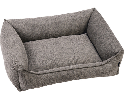 Dog bed beeztees memory foam Zia gray 80 x 60 cm orthopedic bed for relaxing
